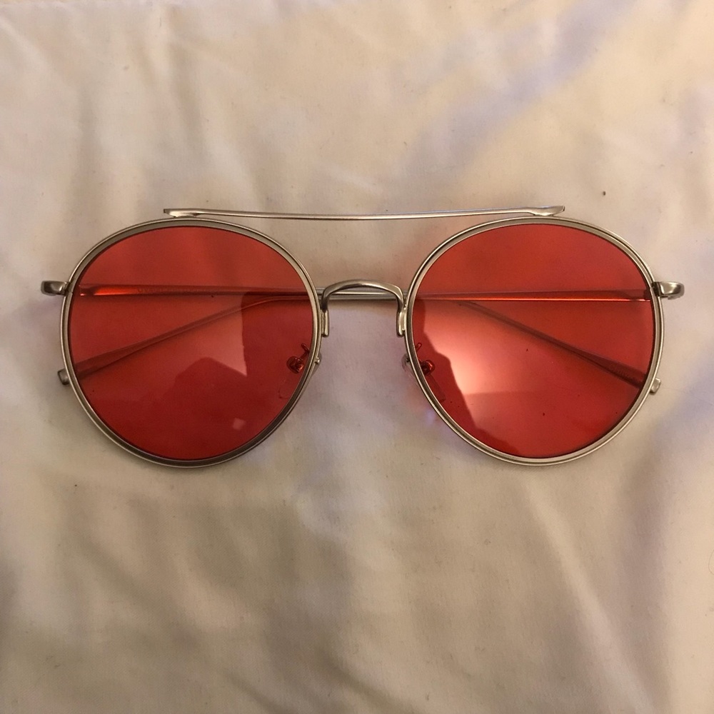 Red Tinted Sunglasses